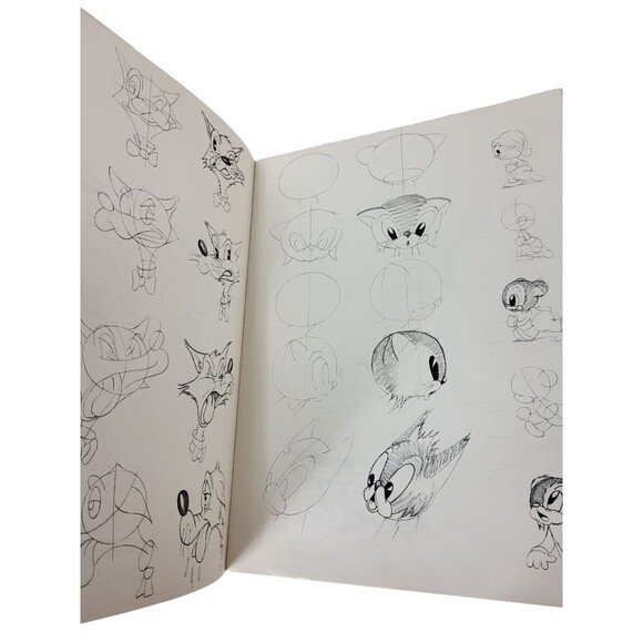 VTG 60s Walter Foster Animated Cartoons For Beginners Drawing Instructional Book - Picture 9 of 10